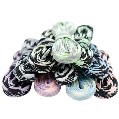 7MM Glow In The Dark Night Luminous Shoelaces Men Women Sneakers Canvas 2021 Boots Trendy Cords For