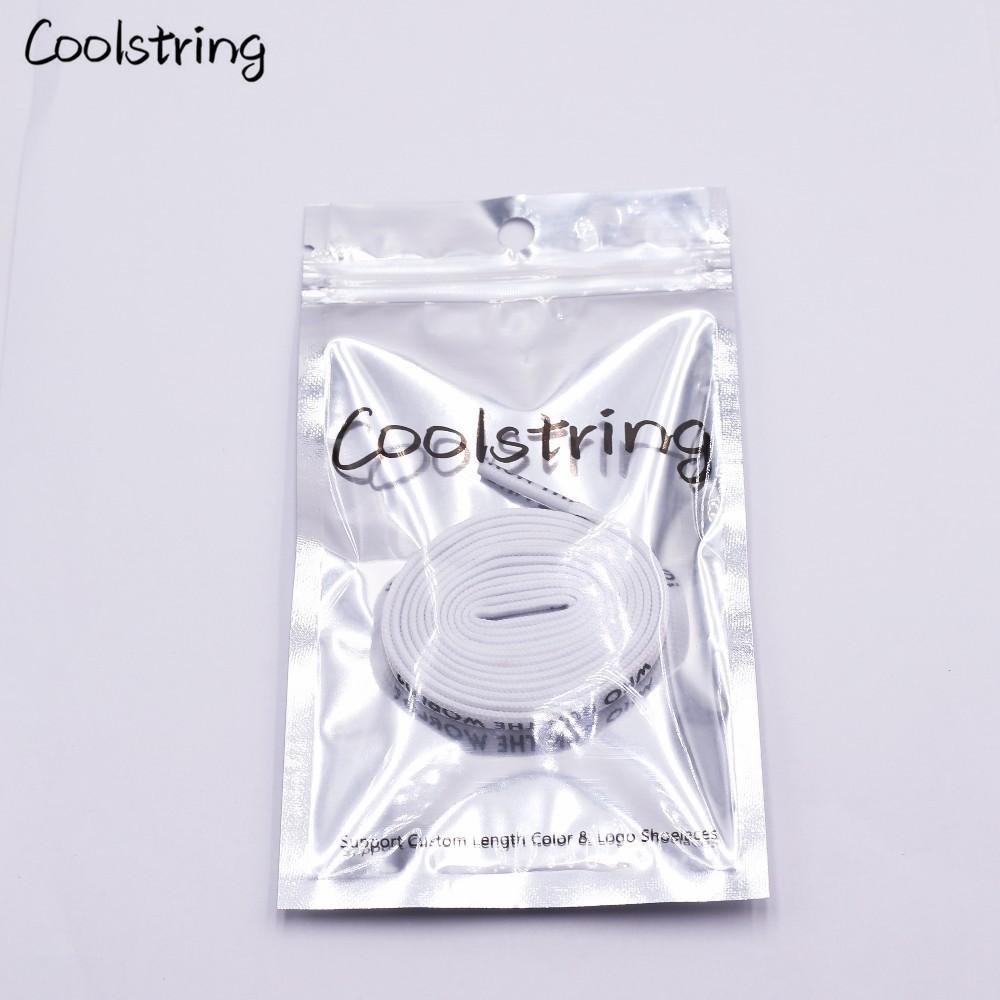 7MM Shoe Accessories Silk Screen Letter Printing Basketball Canvas Boots Falt Laces Lady Charmed