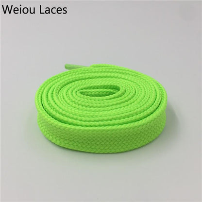 Weiou Heavy Duty Boot Laces Sneaker Colorful Athletic Designer Flat Wide Shoes Strings 1.8cm/0.7''