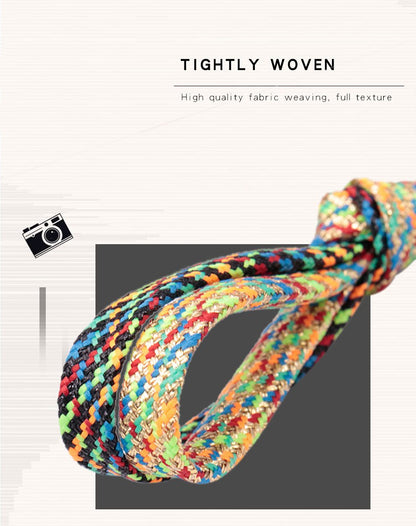 7MM Metallic Yarn Colorful Laces Black Blue Yellow Polyester Shoelaces Sneaker Boot Canvas Trendy