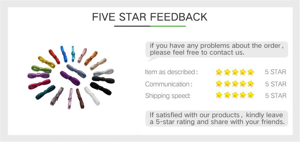 7MM Metallic Yarn Flat Laces Durable Material Making Pretty&Gorgeous Lady Boot Easy Lacets