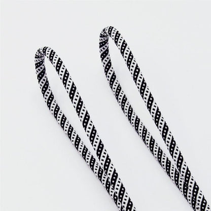 5MM Round Cords Spiral Plaid Polyester Shoelaces For Adult&Kid Men Women Sneaker 2021 Outdoor Sports