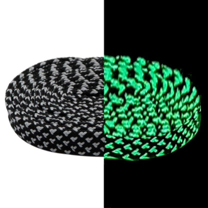 7MM Pro Bright Luminous Lace Flat Shape Neon Shoelace Nice Glow In Dark For Trendy Youth Street