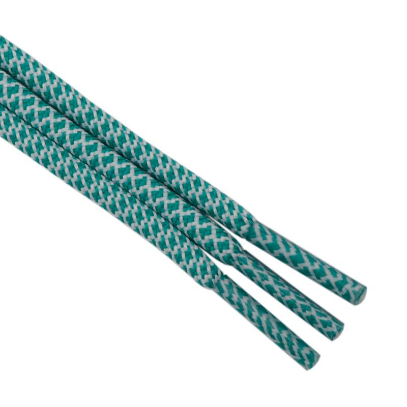4.5MM Polyester Affordable Shoe Accessories Cyan Blue Green Durable Ropes For Picnic Mountain Party