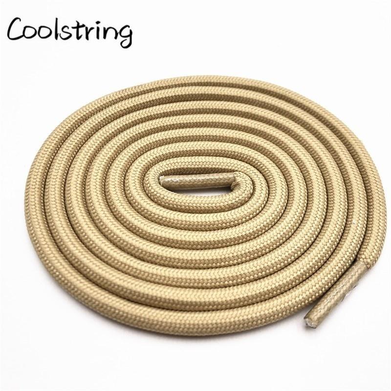 5mm Round Polyester Customized Shoelaces Green Navy Fashion Shoe Laces Extral Long Unisex Women Men