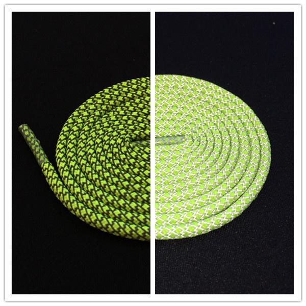 Fluorescent Highlight 3M Reflective Laces Sneaker Rope Shoelaces Athletic KIDS Bootlace For V2 350