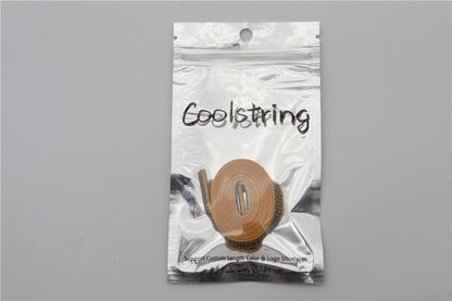 8MM Perfect Shoelaces Easy Wearing Black White Golden Shoe Cords Women Sneakers Boots Fashion Laces