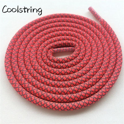 Fluorescent Highlight 3M Reflective Laces Sneaker Rope Shoelaces Athletic KIDS Bootlace For V2 350