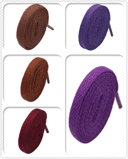 8MM Mystery Purple Jujube Red Shoelaces Mature&Stable Business Person Hoodie Drawcords Official