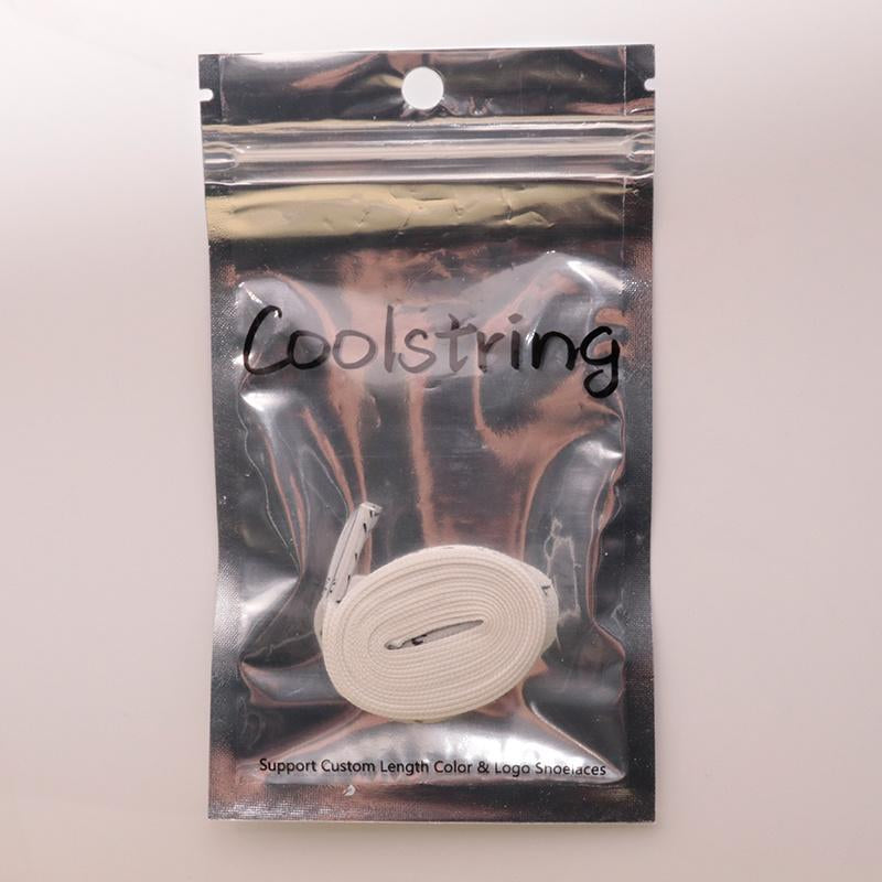 Double Polyester Silk Screen Luminous Night Glow Laces With Black Japanese Katakana Absorb Sunlight