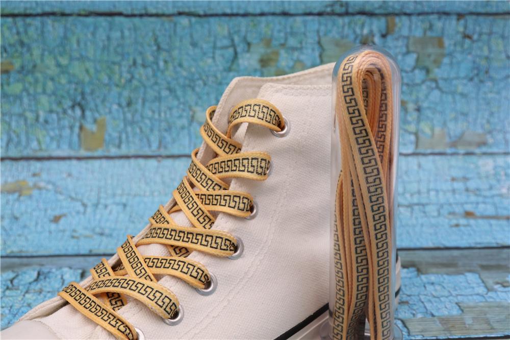 8MM Perfect Shoelaces Easy Wearing Black White Golden Shoe Cords Women Sneakers Boots Fashion Laces