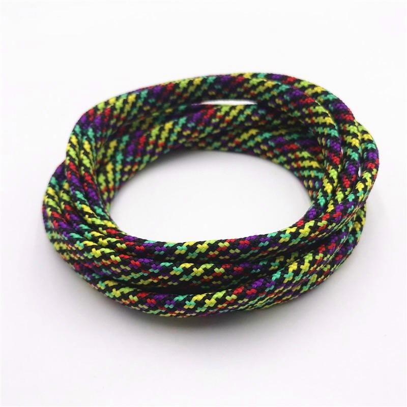 7MM Multi Color sweet Camouflage  Shoelaces Women Sneaker 2021 Casual Shoe Lacel Unisex Boots Shoe