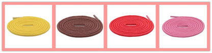 5MM Waxed Yellow/Red Swimming Waist Lace Waterproof Rope For Girl Women Sneaker Boot Easy 350