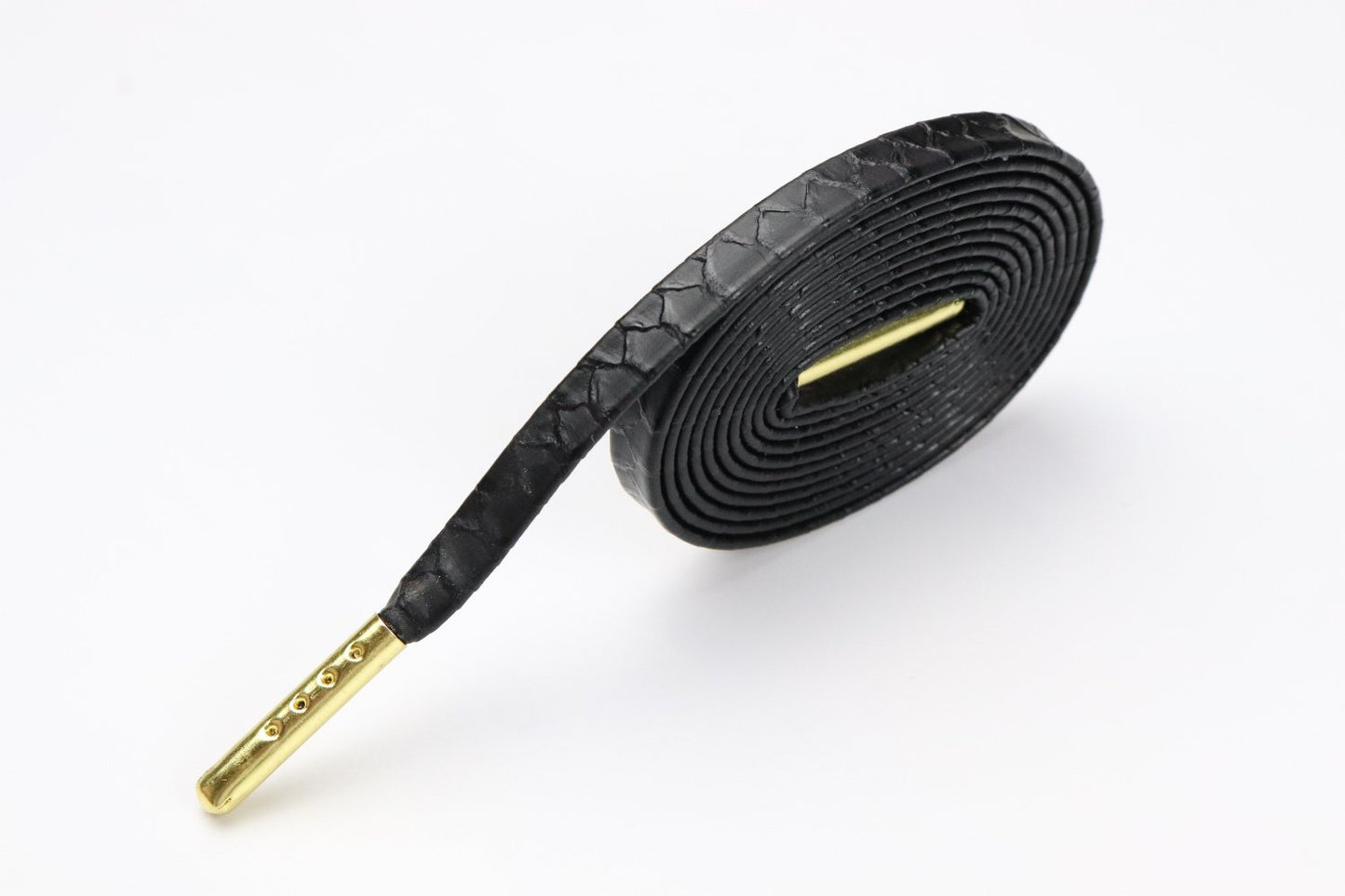 7MM Top Shoe Accessories Black Solid Color Flat Shoelaces Business Boots Canvas Shoes For Office