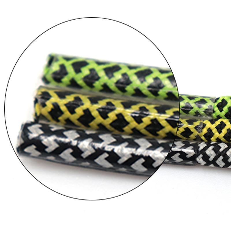 3MM Vogue Shoe Accessories Nice Polyester Shoelaces Green Yellow Youth Ropes For Young Guys Street