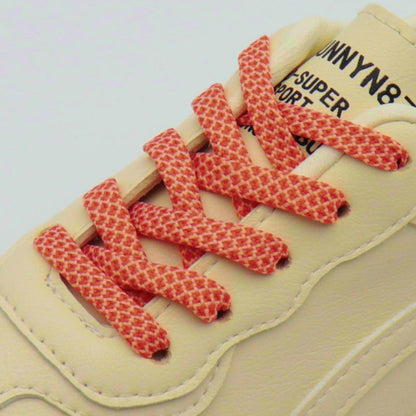 Nice Shoelaces Clothing 7MM Double Layer Polyester Laces Tight Stitch Weaving Process Top Quality