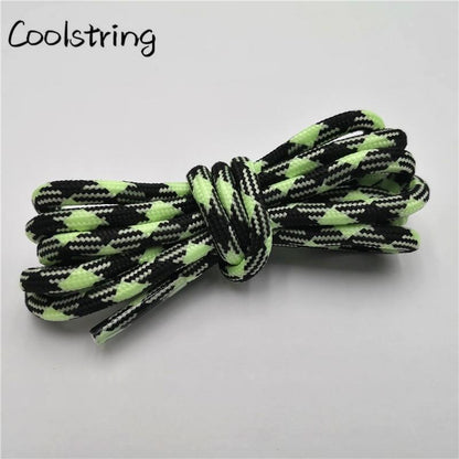 Sport  Fluorescence Round Shoelace Glow In The Dark Night Colorful Fluorescent Shoe Laces Athletic