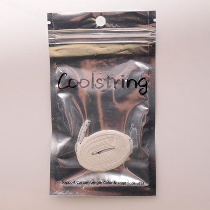 Double Polyester Silk Screen Luminous Night Glow Laces With Black Japanese Katakana Absorb Sunlight