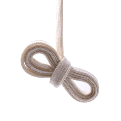 Official Weiou Shoelace Clothing 8.5MM Solid Polyester Beige Cotton Laces Thick Hat Canvas Cord