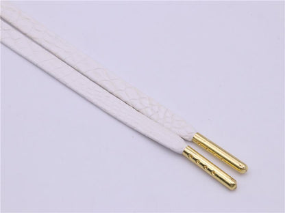 7MM Flat Type Innovative Shoe Accessories With Metal Tip Women Boots Fashion Shoelaces Zapatillas