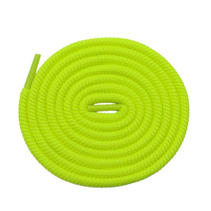 Spiral Pattern Colours Lively 4.5MM Outdoor Sport Shoelaces Green Yellow Orange Luxury Sneaker