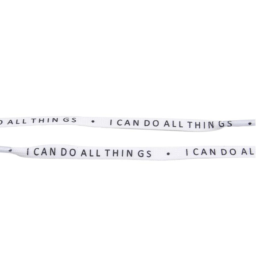 Weiou Lace Coolstring Leisure Sneaker Printing Fonts Shoelaces  Flat Heat Transfer Print Polyester