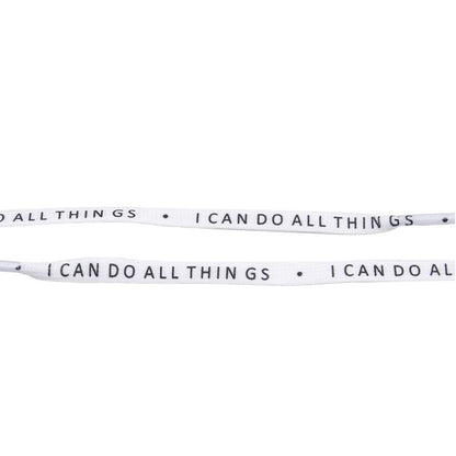 Weiou Lace Coolstring Leisure Sneaker Printing Fonts Shoelaces  Flat Heat Transfer Print Polyester