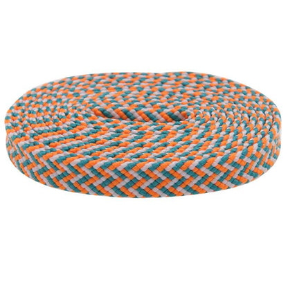 7mm Premium 3 Colorful Flat Polyester Shoelaces For Casual Canvas Men Women Sneaker 2021 Trendy