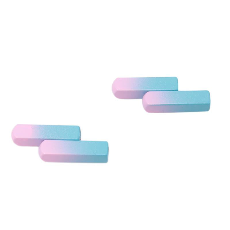 New 4pcs A Pair 6.2*24.3mm Sneaker v2 350 Fashion Zuilvormig Shoelace Aglets Top Rope Ends Pink Blue