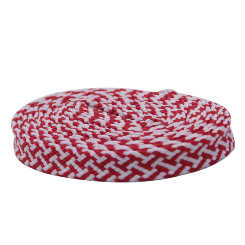 Weiou Official Laces Store Flat Shape 7MM Double-Color Combination Polyester Safety Shoelaces For