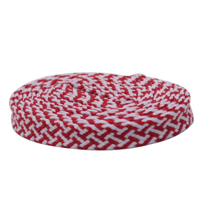 Weiou Official Laces Store Flat Shape 7MM Double-Color Combination Polyester Safety Shoelaces For