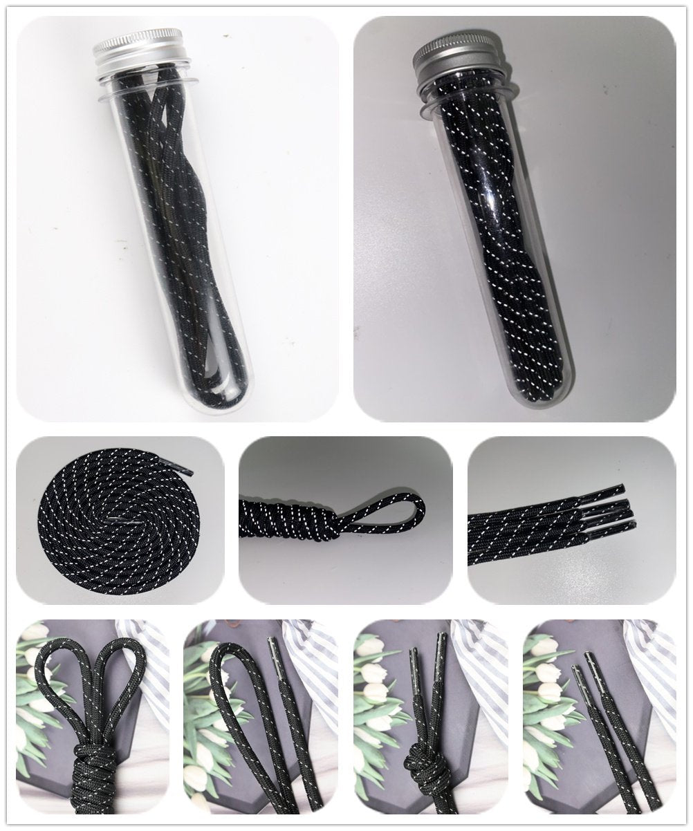 4.5MM New Flat 3M Reflective Shoelaces Athletic Safety Sneaker Ropes For Running Boots 350 750