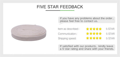 8.5MM Polyester Cotton Shoelaces Top Clothing Accessories Solid Beige Thick Hat Ropes Bundled Tools