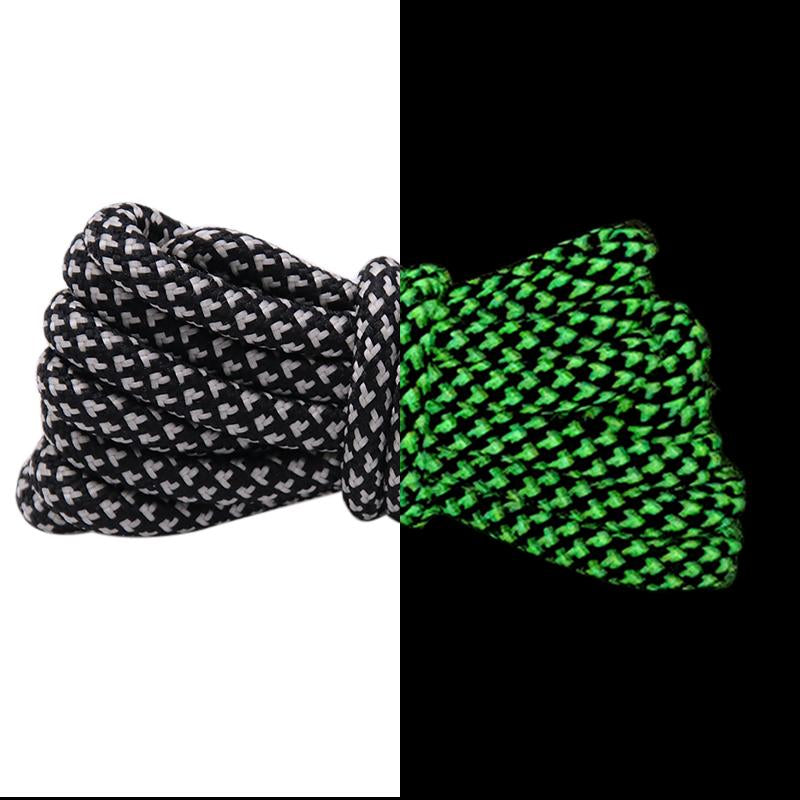 Weiou Shoe Accessories 4.5MM Luxury Luminous Highlight Laces In City Street Shop Outdoor Trendy