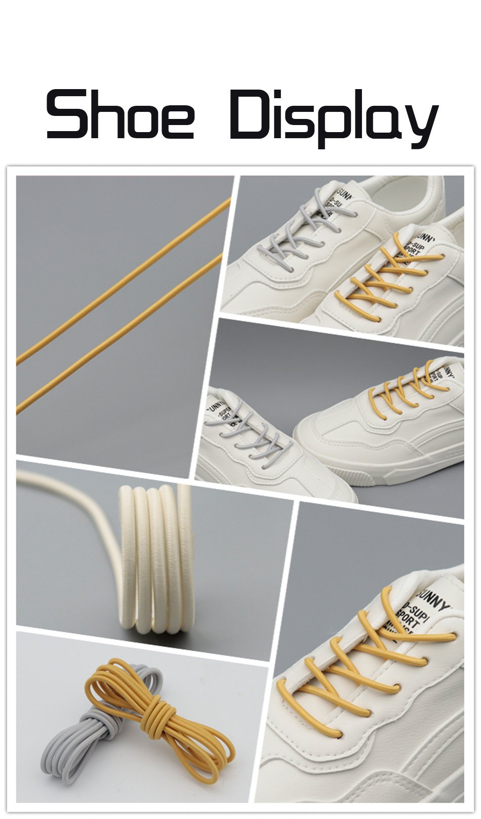 Eco-Frendly Material 3MM Azure Sea Color Elastic Ropes Swimming Pant Laces Unisex For Kids Adults