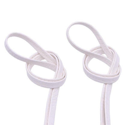 7MM Flat Type Innovative Shoe Accessories With Metal Tip Women Boots Fashion Shoelaces Zapatillas