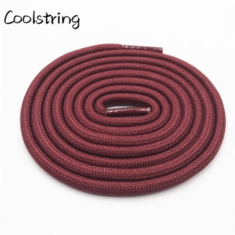 5mm Round Polyester Customized Shoelaces Green Navy Fashion Shoe Laces Extral Long Unisex Women Men