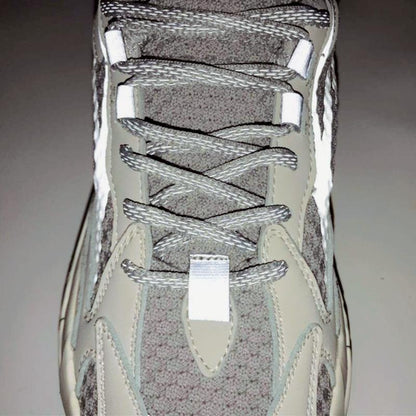 6MM Oval Reflective 3M Semicircular Ropes Athletic Highlight Shoe Latchet Grey Beige Eye-Catching