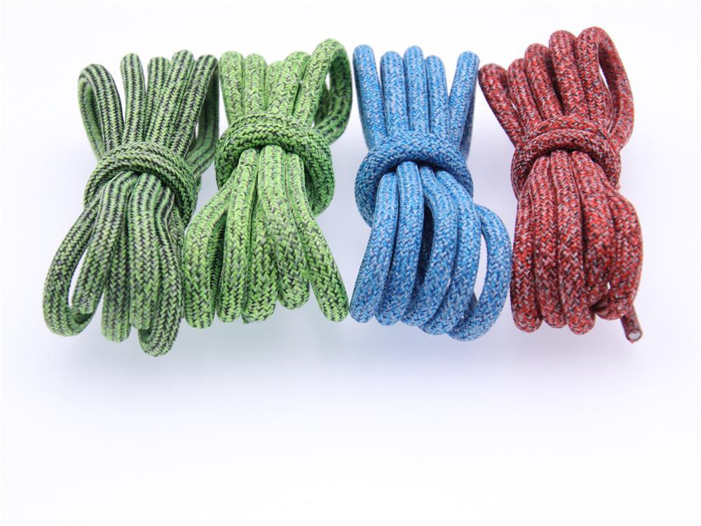 Shoe Accessories 4.5MM Excellent Polyester Round Rope Male Female Outdoor High-rank Durable Lace