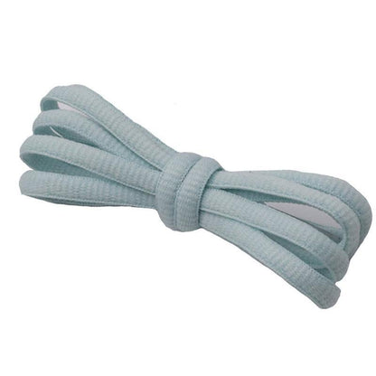 Elegant 6MM Oval Shoelaces Clothing Beige Grey Polyester Pure Cotton Luxury Cordones For