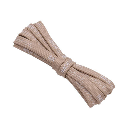 7MM Silk Screen Printing Top Shoe Accessories Japanese Letter Canvas Shoelaces Easy Ropes Colorful