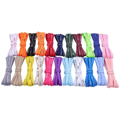 7MM Nice Shoelaces Canvas Sneaker Boots Shoe Accessories Ropes For Men Women Custom Bulk Order