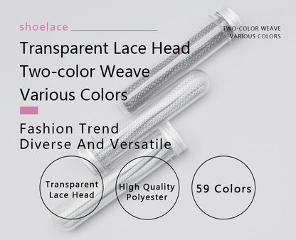 4.5MM Polyester Red Series Strong Laces Normal Casual Shoe Walking Running Double Colour Combination