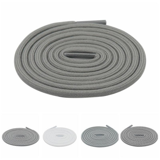 4.5MM Simplicity White Grey Normal Laces  Environmental Protection Material Polyester Ropes Daily