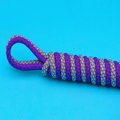 4.5MM Blue Purple Luxurious Elegant Color Reflective 3M Shoelace High Grade Glow Ropes In Dark