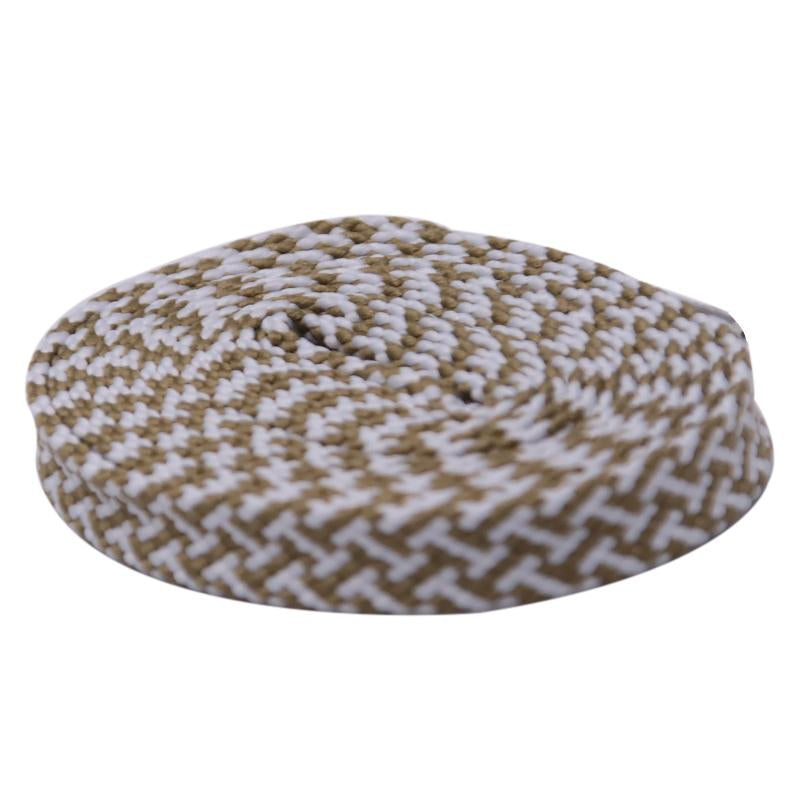 Weiou Official Laces Store Flat Shape 7MM Double-Color Combination Polyester Safety Shoelaces For