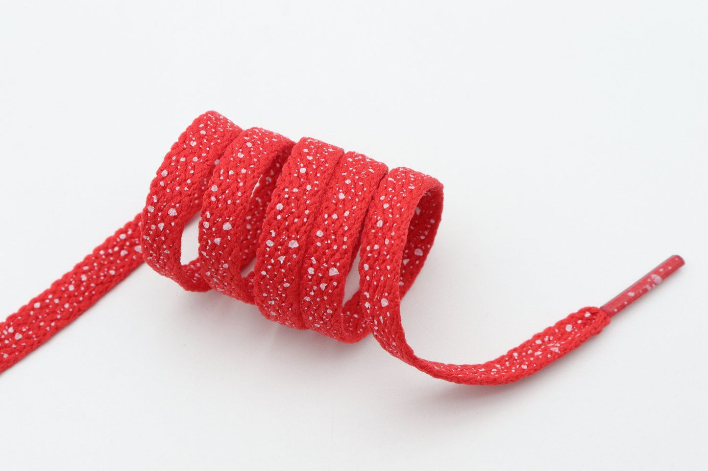 8MM Spray Point High Quality Shoelaces Easy Boots Canvas Ropes Adult&Kid Sneaker 2021 Unisex Black