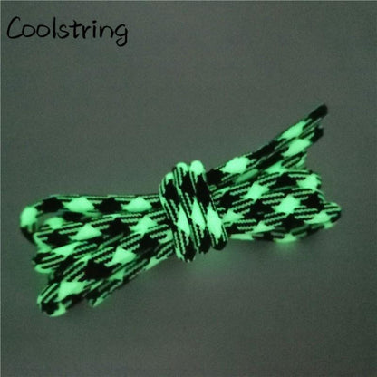 Sport  Fluorescence Round Shoelace Glow In The Dark Night Colorful Fluorescent Shoe Laces Athletic