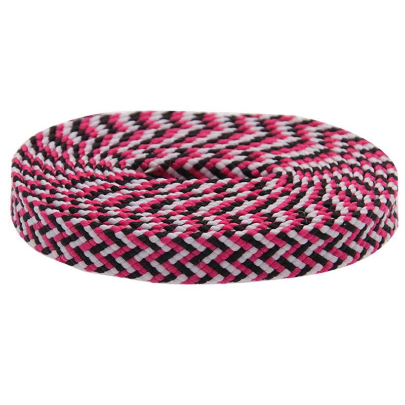 7mm Premium 3 Colorful Flat Polyester Shoelaces For Casual Canvas Men Women Sneaker 2021 Trendy