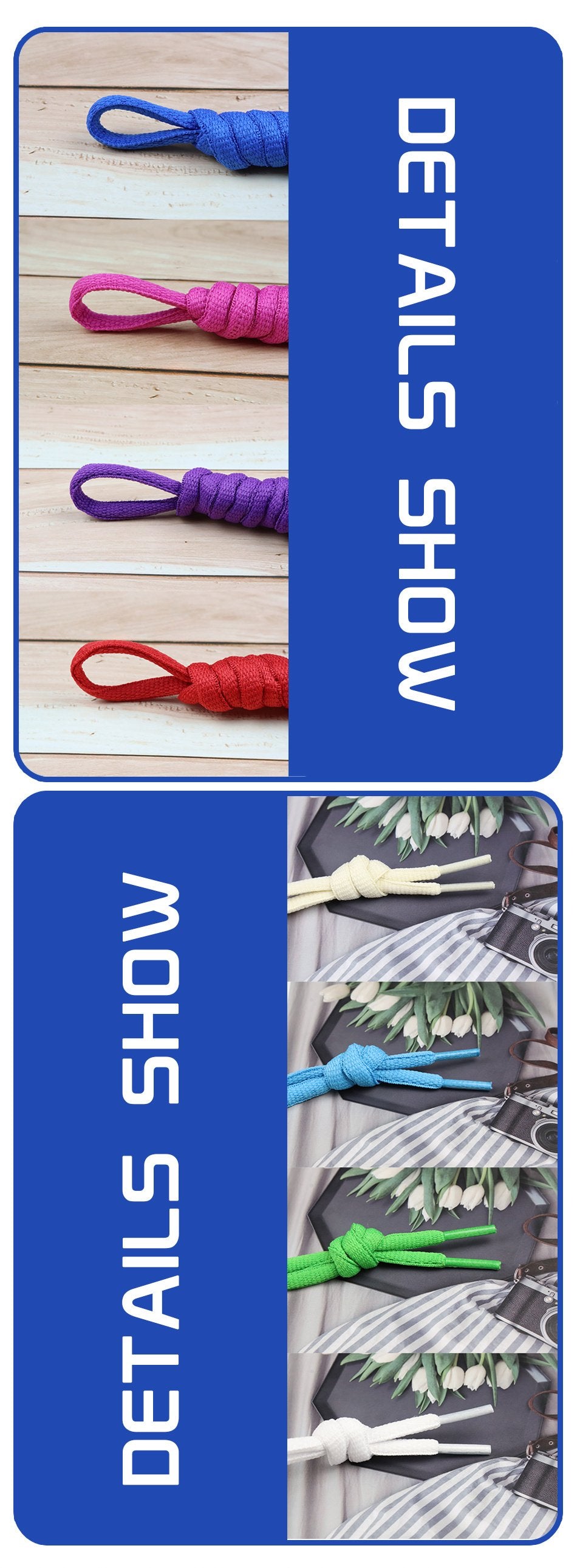 8.5MM Red Gray Purple Pink Solid Colors Oval Shape Wide Shoelaces 1Pair Ropes Suit For Trendy